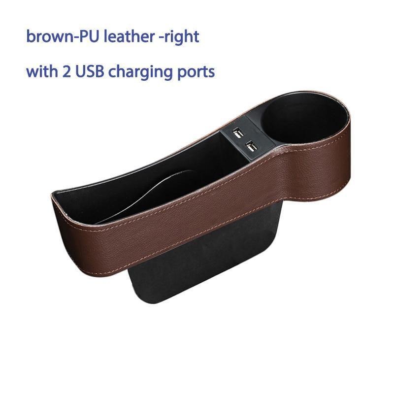 Multifunctional Car Seat Gap Storage Organizer PU Leather