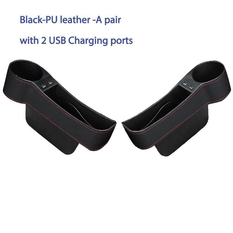 Multifunctional Car Seat Gap Storage Organizer PU Leather