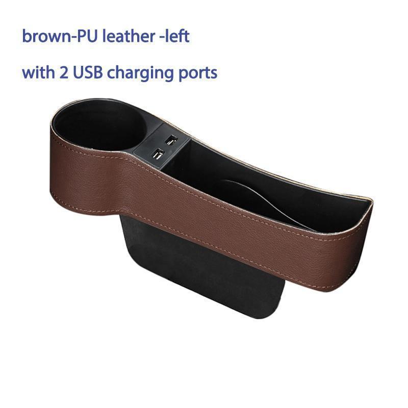 Multifunctional Car Seat Gap Storage Organizer PU Leather