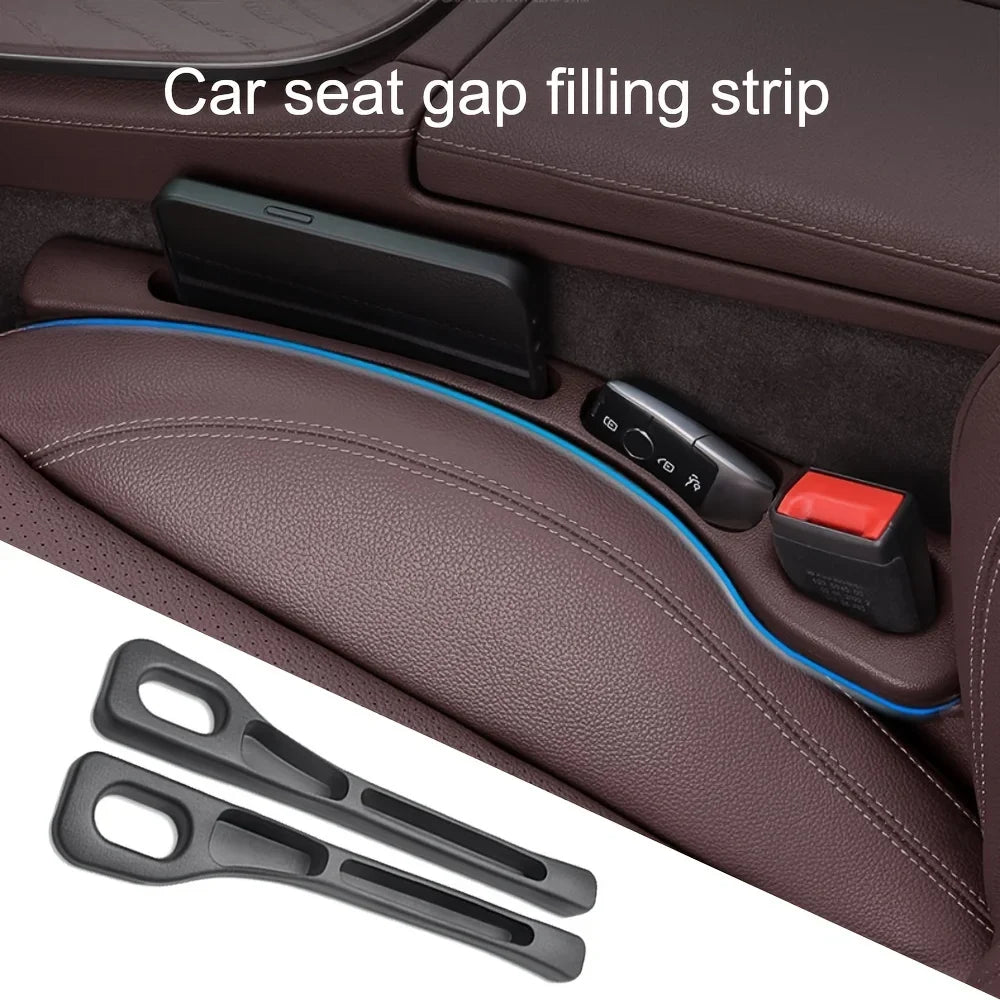 2pc Car Seat Waterproof Gap Filler Organizer/Storage Auto Interior Accessory