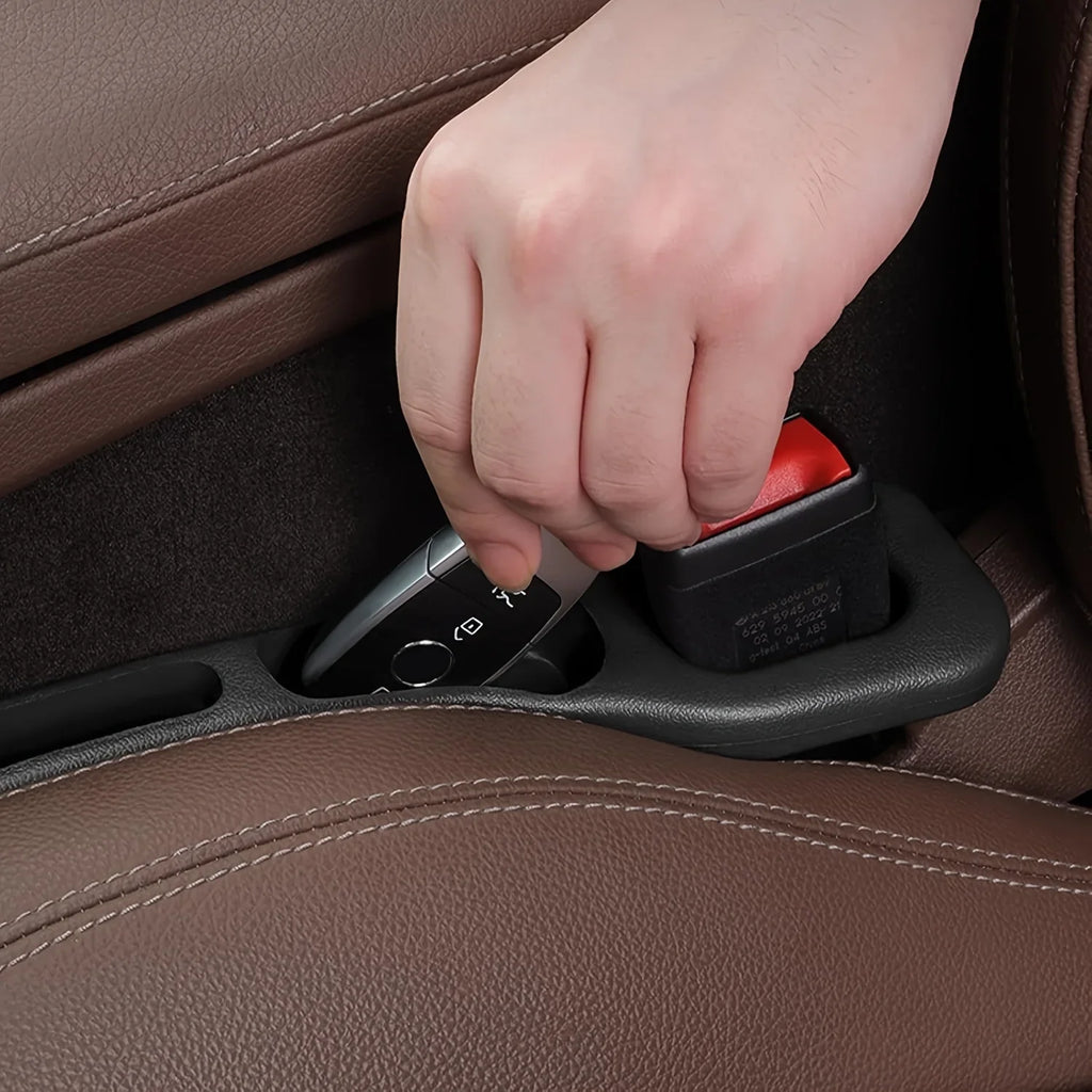 2pc Car Seat Waterproof Gap Filler Organizer/Storage Auto Interior Accessory