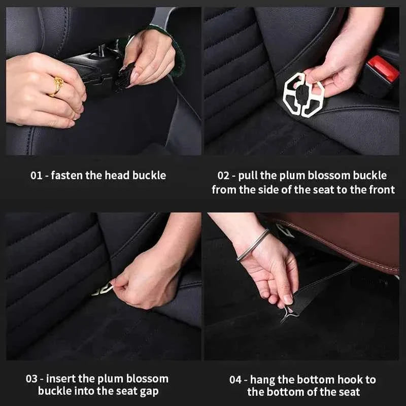 Car Back Seat Organizer Storage Bag with Foldable Table Accessory