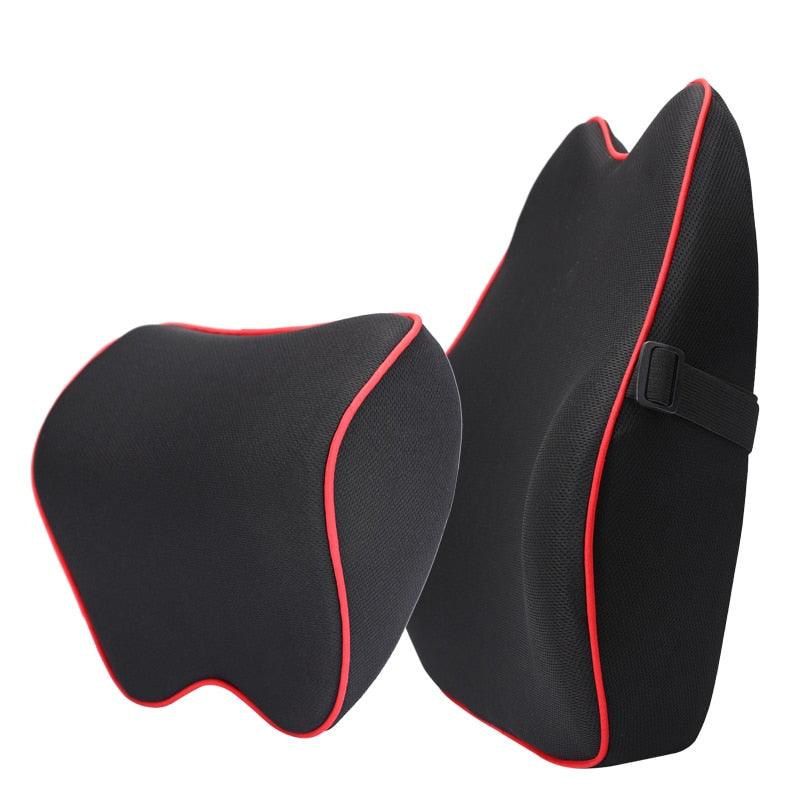 Memory Foam Neck and Back Pillow for Car Seat