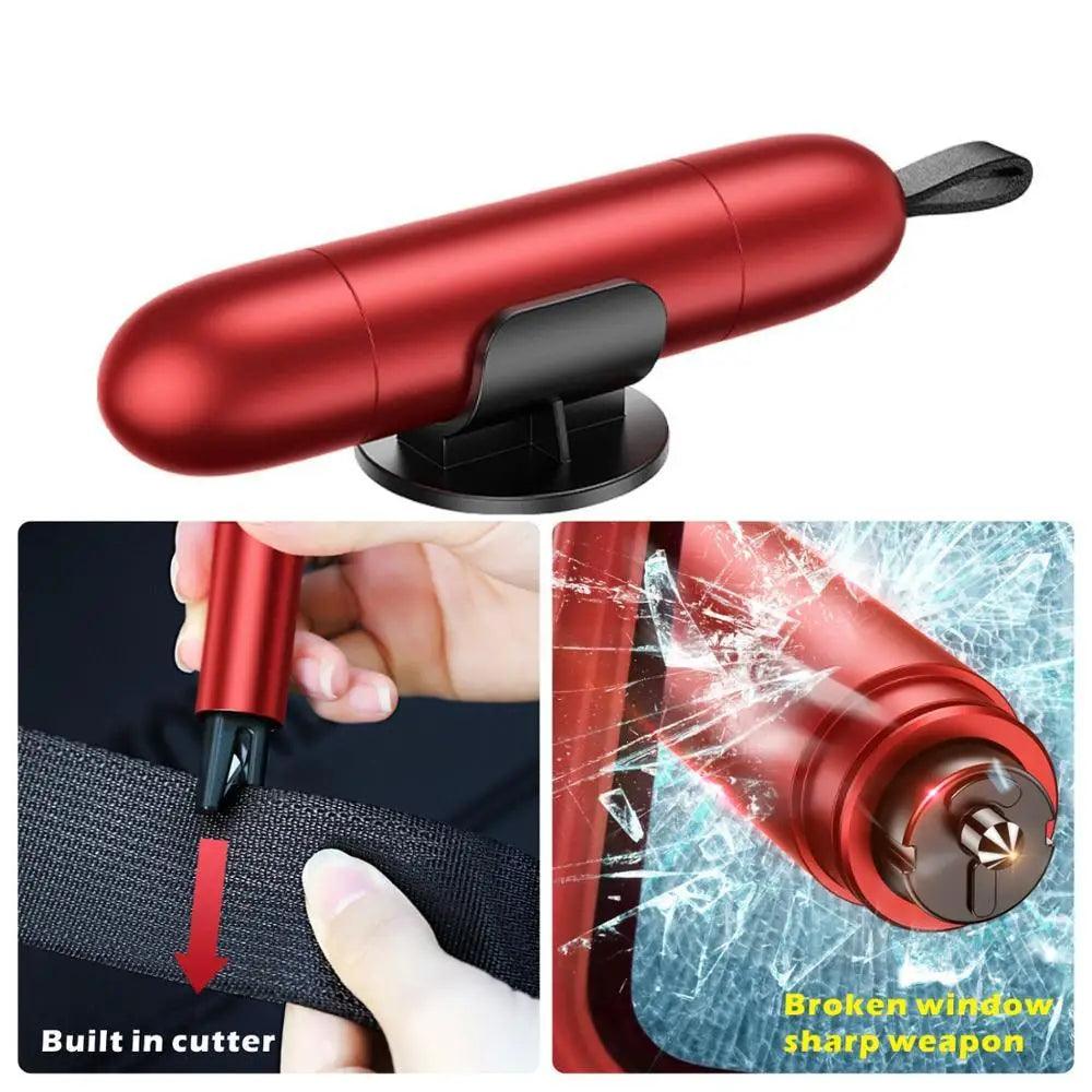 Life-Saving Mini Window Glass Breaker Seat Belt Cutter Car Accessories