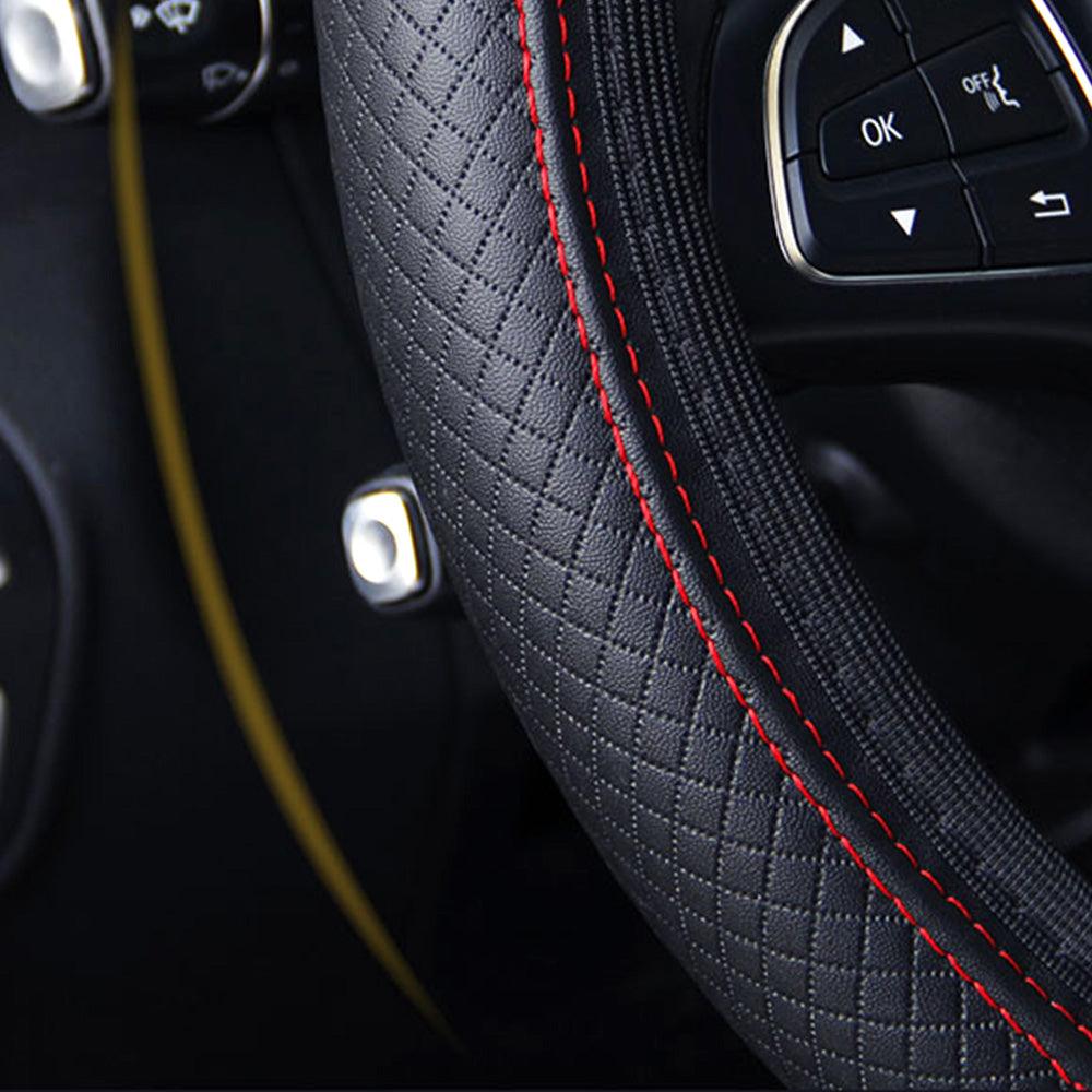 Universal Car Steering Wheel Cover - Microfiber Leather Viscose Breathable Anti-Slip Embossing Car-styling Accessory